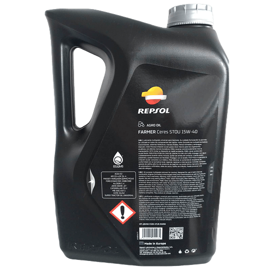 Óleo tractor Farmer Ceres Stou 15w40 5L Agrícola