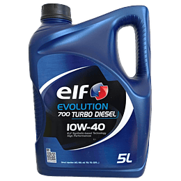 Elf Evolution 700 Turbo Diesel Oil 10W40 5L