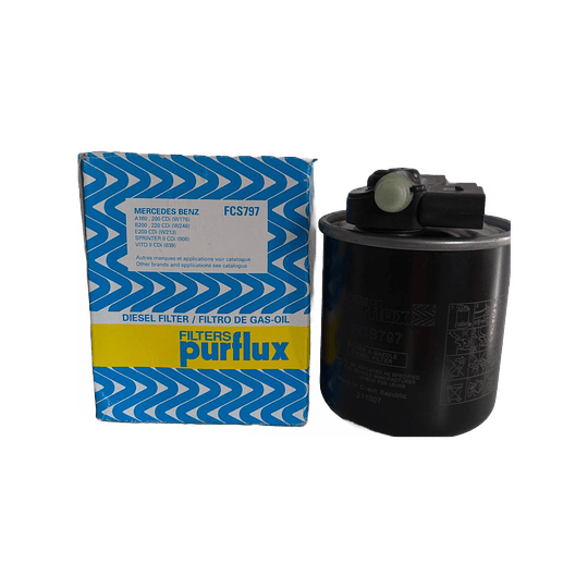 Filtro Combustível PURFLUX FCS797 (compatível mahle KL949)