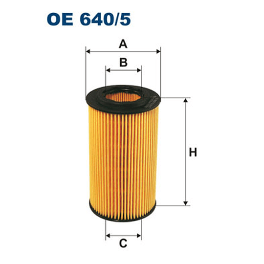 Filtro de óleo Filtron Fil-OE640/5