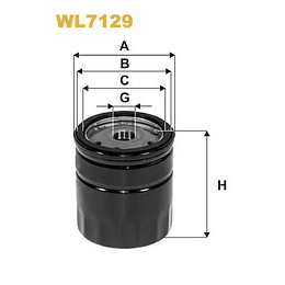 Filtro óleo Wix WL7129