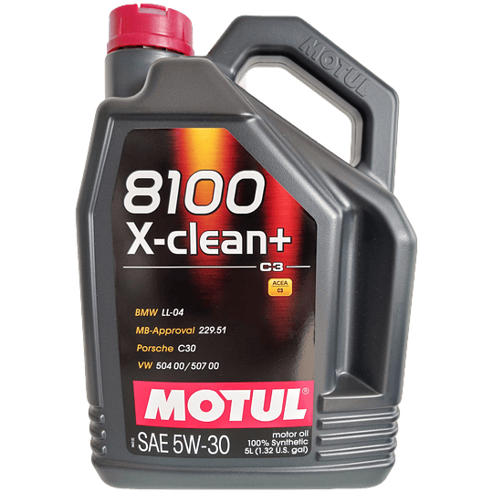 Óleo Motul X-Clean+ C3  5w30 5L