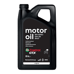 Óleo RENAULT Castrol GTX 5w30 RN17  5L