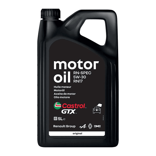 Óleo RENAULT Castrol GTX 5w30 RN17  5L