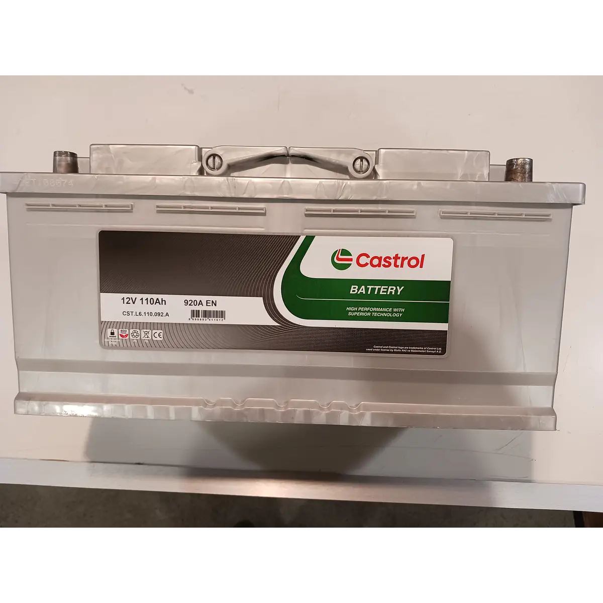 Bateria Castrol 12V 110AH 920A