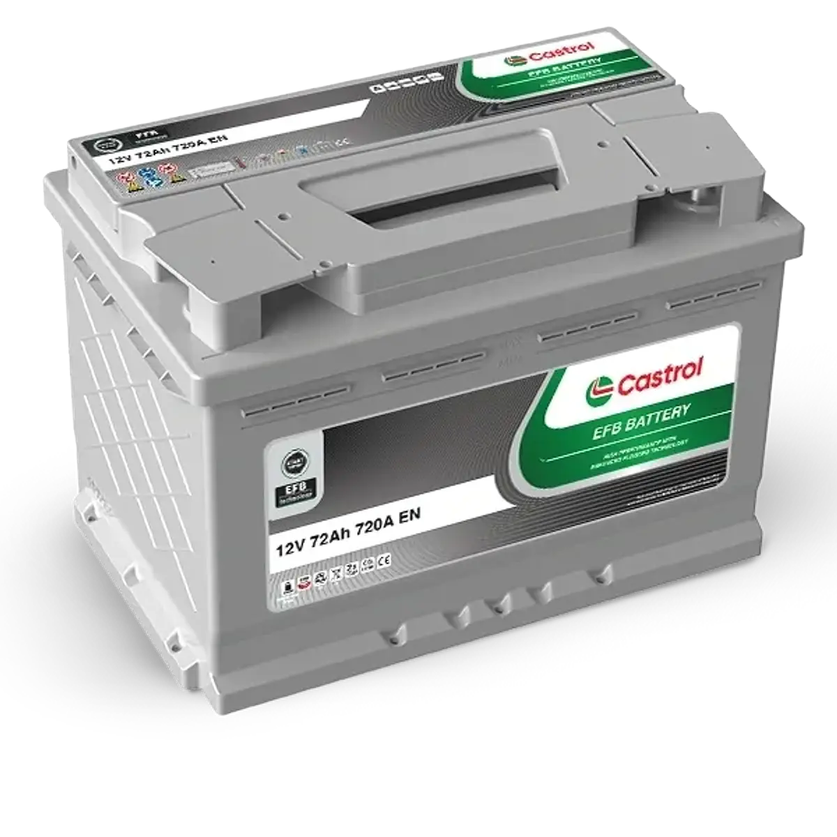Bateria Castrol 12V 72 AH 640 A