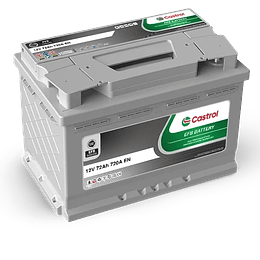 Bateria Castrol 12V  72 AH   640 A 