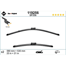 Escova SWF Frente 58mm / 53mm