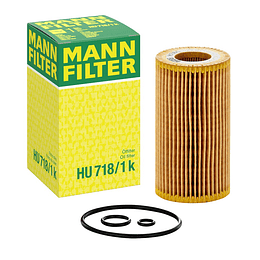 Filtro de Óleo MANN-FILTER  HU 718/1 K (compatível Mahle OX153/D3)