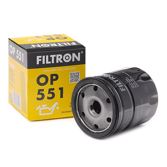 Filtro de óleo Filtron OP551 (compatível mahle OC21)