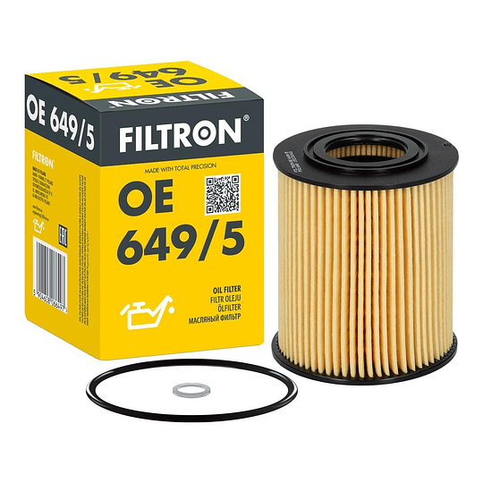 Filtro de óleo Filtron OE649/5 (compatível mahle OX156D)