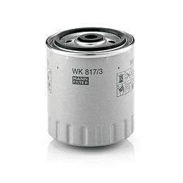 Filtro de combustível Mann Filter WK817/3X  (compatível mahle KC63/1D)