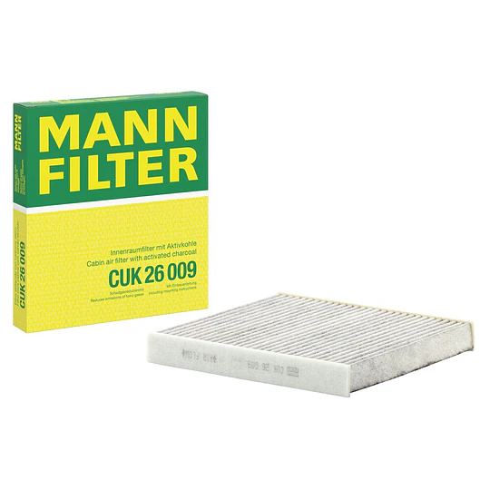 Filtro de habitáculo Mann Filter CUK26009 (compatível mahle LAK888)