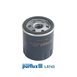 Filtro de óleo Purflux LS743 (compatível mahle OC534)