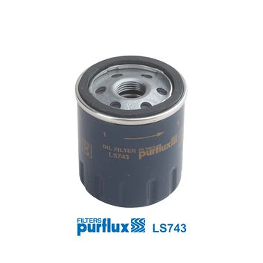 Filtro de óleo Purflux LS743 (compatível mahle OC534)