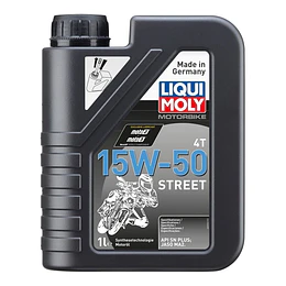 Óleo LIQUI MOLY Motorbike 15W50 Street  4X1L