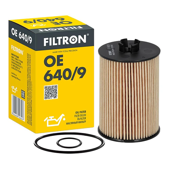Filtro de óleo adequados para MERCEDES-BENZ Classe A, Classe B Filtron OE640/9 ( compatível mahle OX382D)