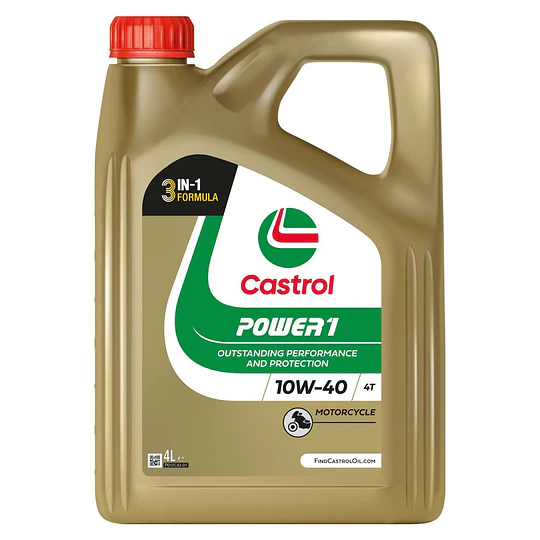 Óleo Power1  4T 10w40  4L, Moto