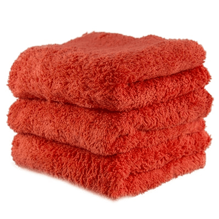 Fluffy Finish Red Microfiber 40x40cm (3-Pack) 3