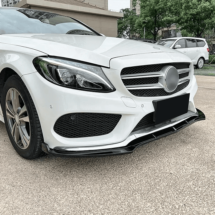  Divisor de Lip Frontal de Parachoques delantero Mercedes clase C W205 C205 S205 C160 C200 C180 C300 C400 C450 AMG 2015-2021  4