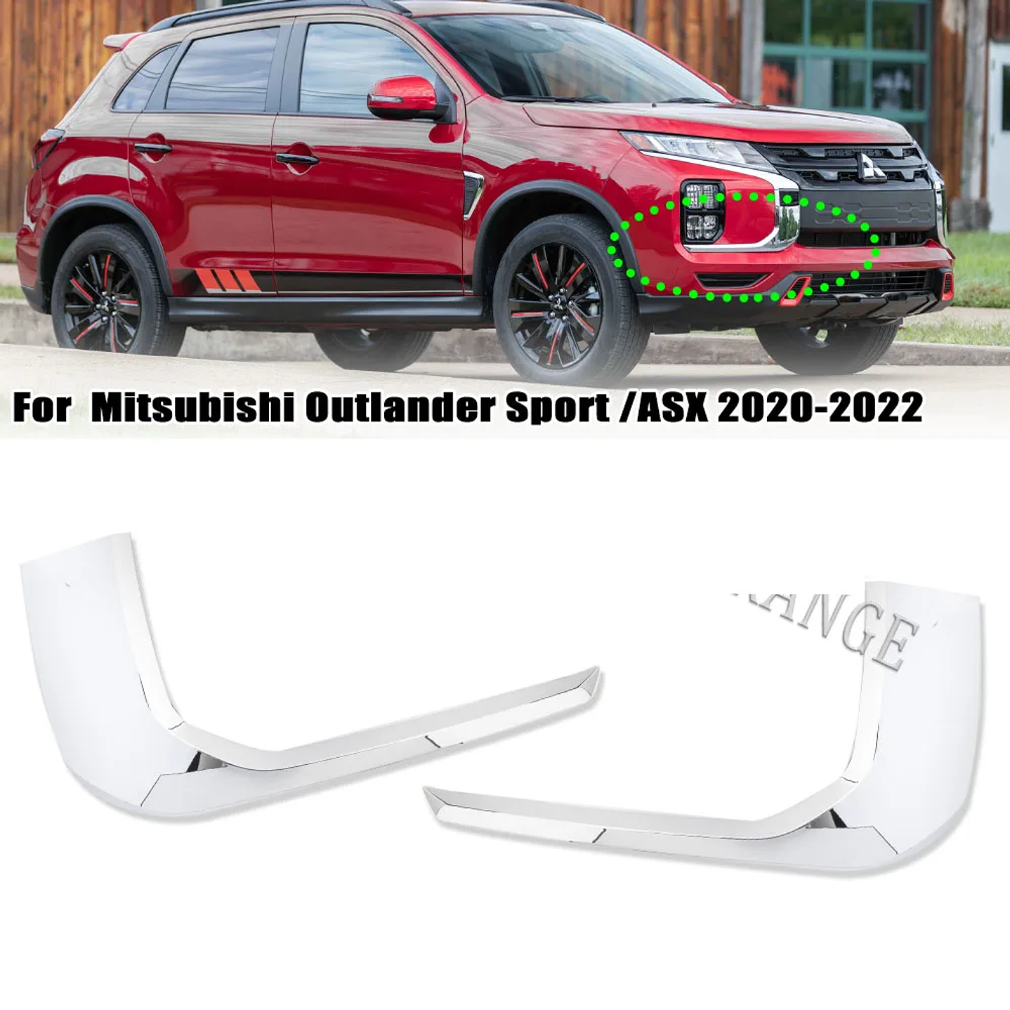 Biseles cromados para Mitsubishi ASX 2020+ 7