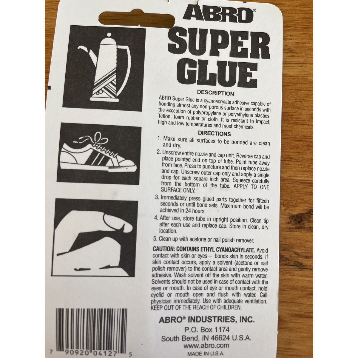 La Gotita Super Glue 3 Gr ABRO / Super Glue