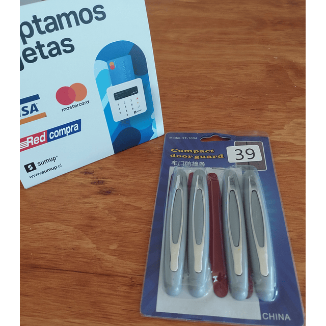 ﻿Set de molduras anti-golpes (plateado)