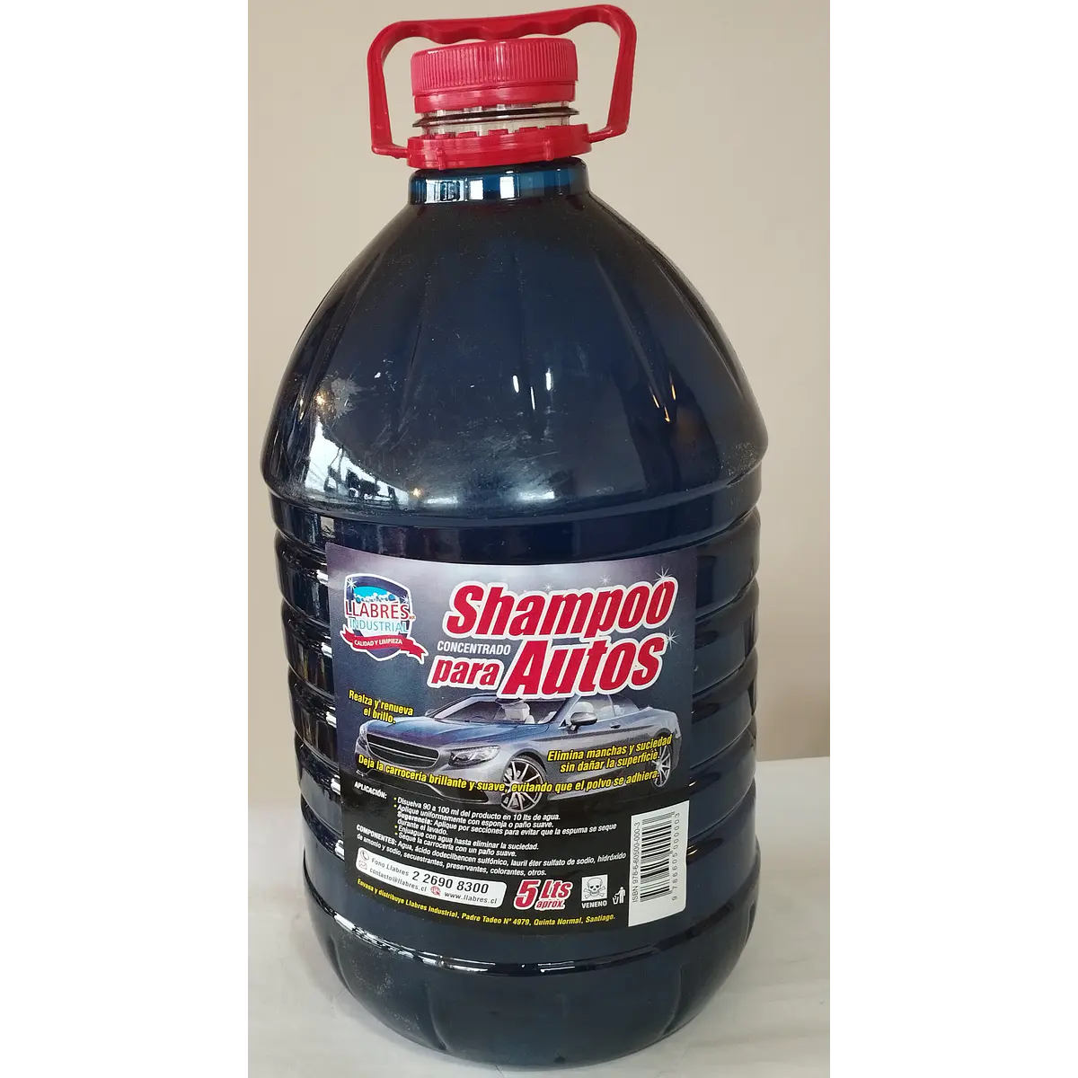 Shampoo auto Industrial 5 L.