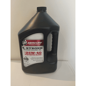 Aceite Mercury SAE 25W-40 Sintetico 1 Galon (3.68 Litros)