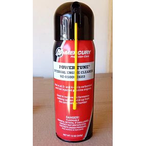 Limpiador interno de motor Mercury 858080K03 Power Tune Motor, spray de 12 oz