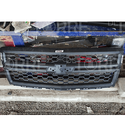 Parrilla chevrolet silverado 14-15 negra mate