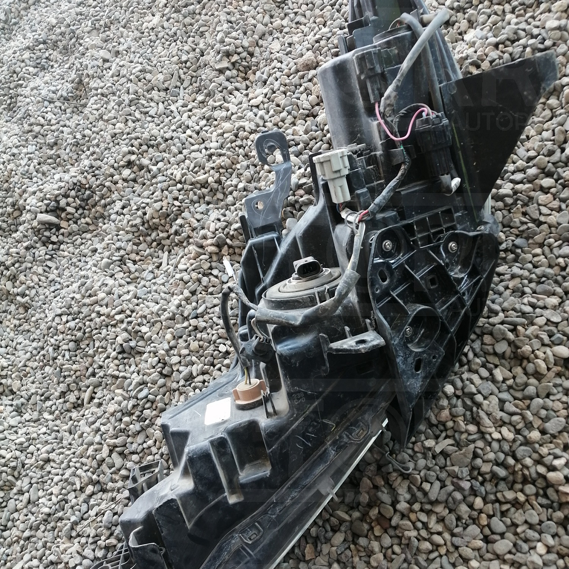 Faro ns altima 17-18 fondo negro p/foco halogeno c/leds c/foco der 3