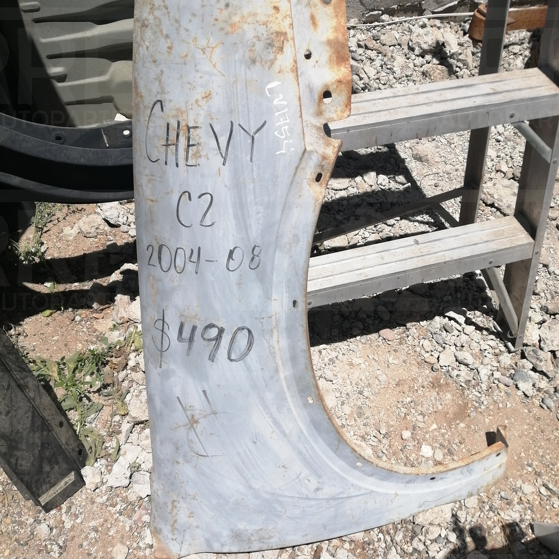 Salpicadera chevy c2 2004-2008 der 1