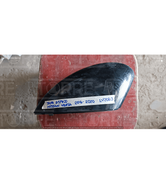 Concha para espejo de nissan versa izq