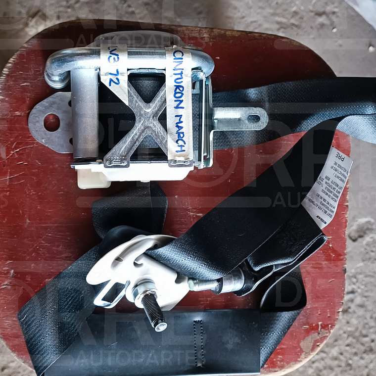 Cinturon nissan march delantero derecho 2