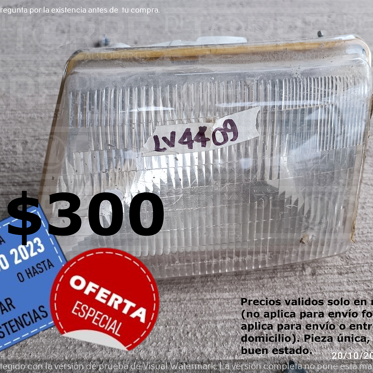 Faro de Ford Ranger izq, 1993-1997 1