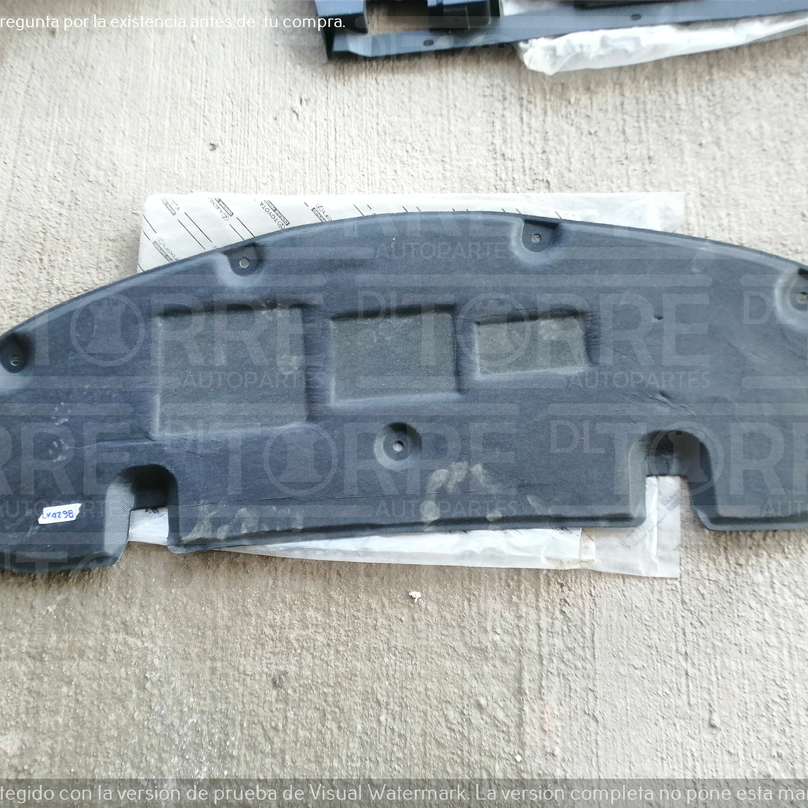 Alfombra para cofre de Toyota   2