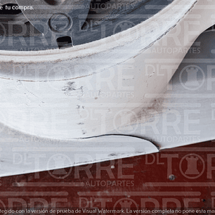 Parrilla de Toyota Hilux central, delantera, exterior, superior, 2005-2008