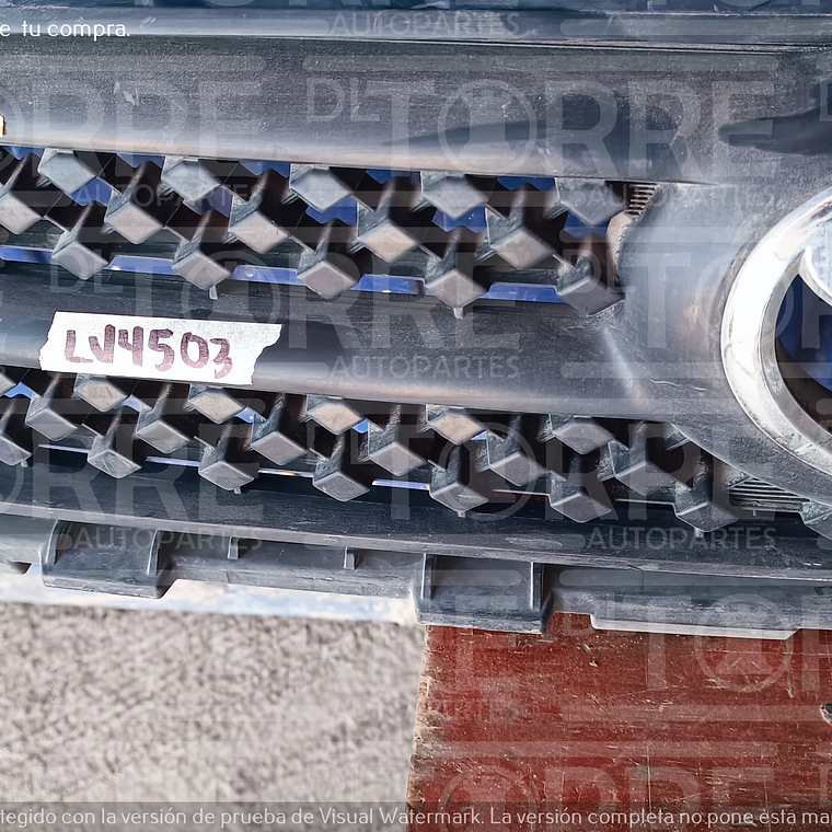 Parrilla de Toyota Rav-4 central, delantera, exterior, superior, 2006-2008 2