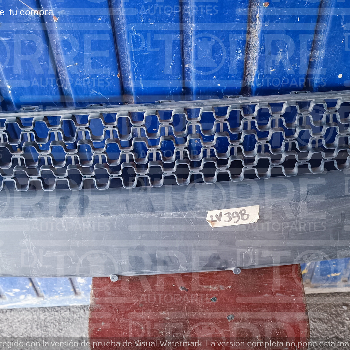 Parrilla de Fiat Uno Way central, delantera, exterior, inferior, 2017-2020 2