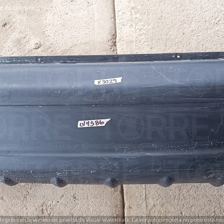  Fascia de Chevrolet Pontiac-Matiz central, trasera, exterior, superior, 2004-2005 3