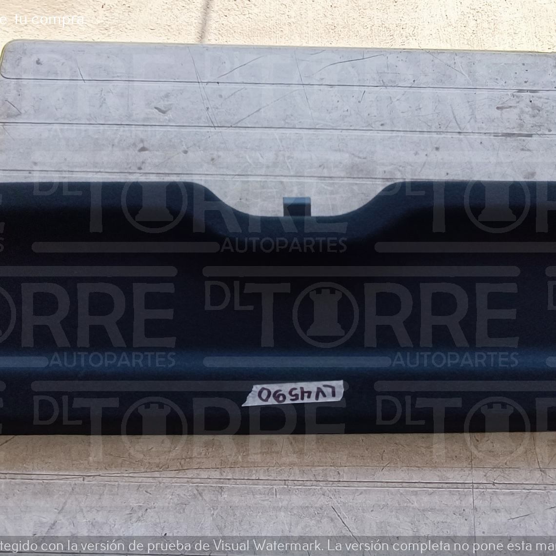 Tapa de cajuela de Chevrolet Spark central, trasera, interior, superior, 2016-2018. 1