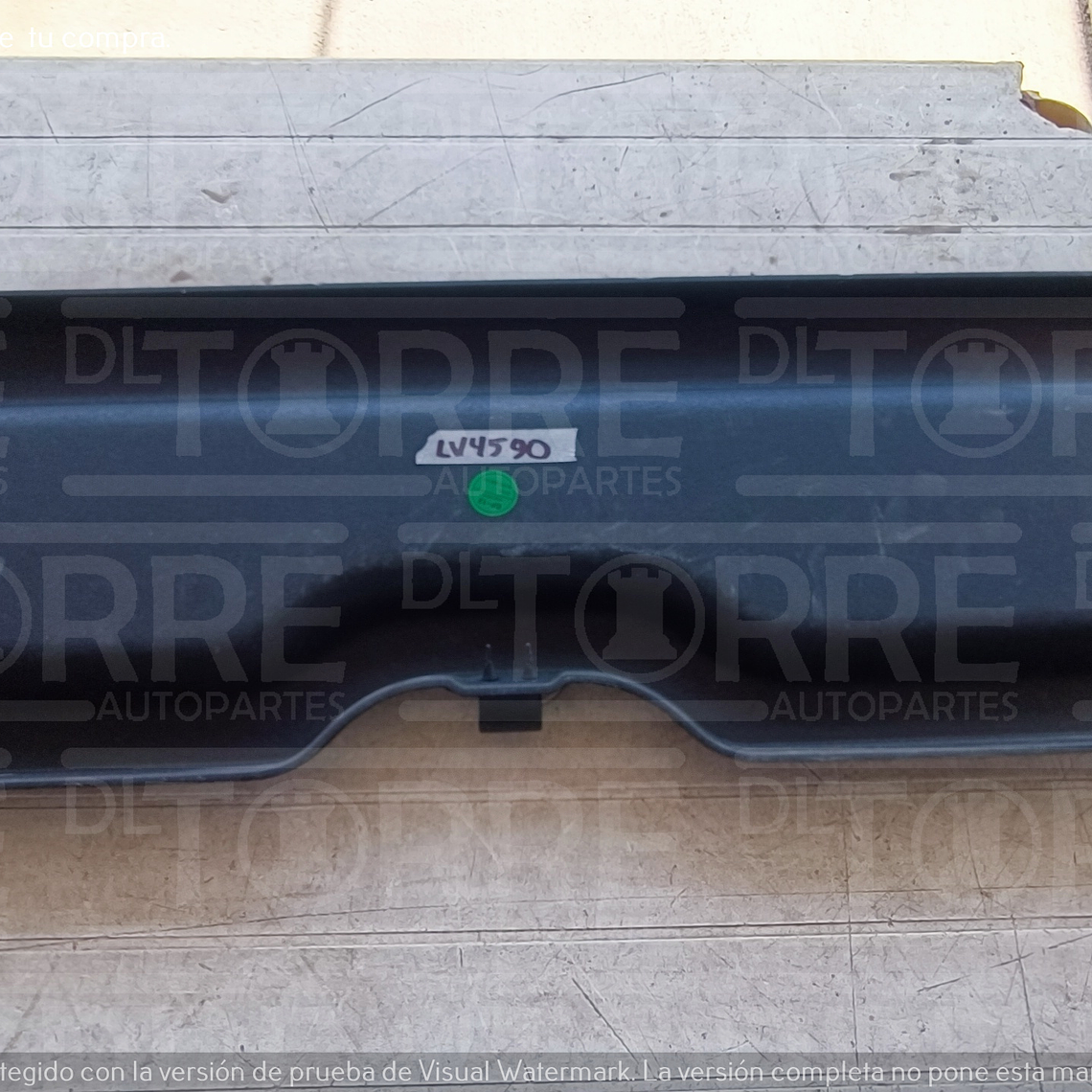 Tapa de cajuela de Chevrolet Spark central, trasera, interior, superior, 2016-2018. 2