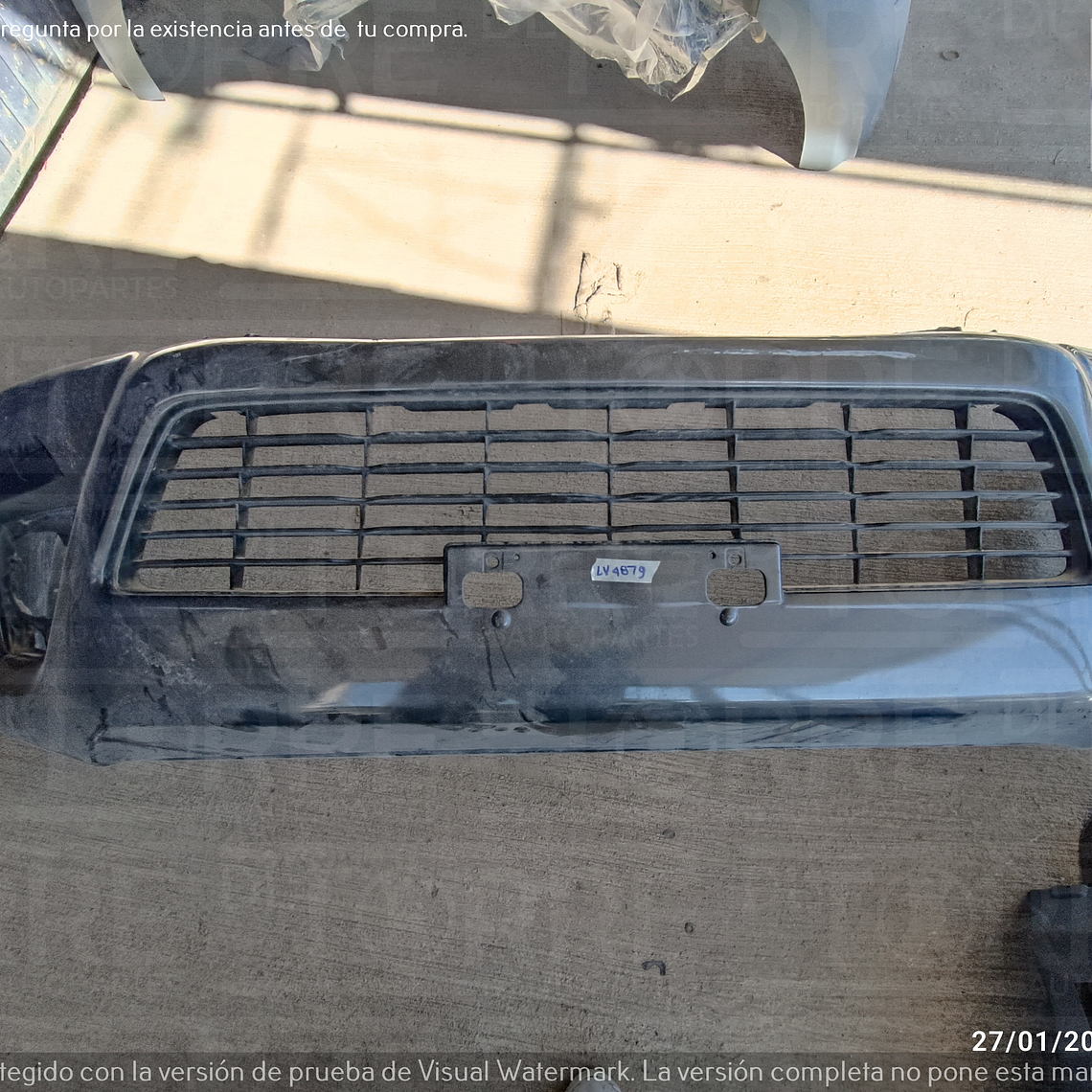 Fascia  de Toyota Hilux central, delantero, exterior, superior, 2016-2023 2