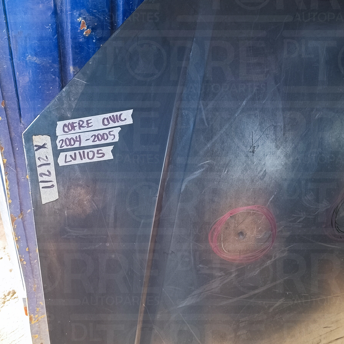 Cofre  de Honda Civic delantero, 2004-2005  1