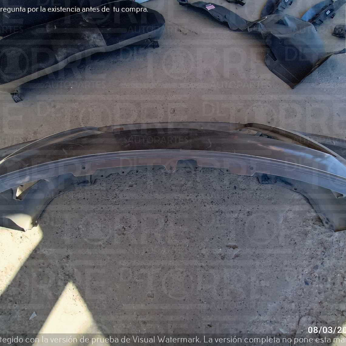 Fascia de Nissan Versa delantero, 2015-2019 6