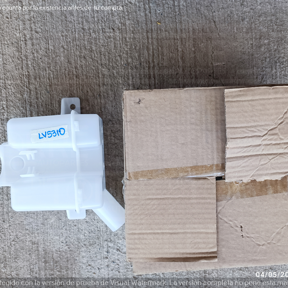 Deposito de agua para radiador de Chevrolet Tornado Van delantero, interior, 2022-2023 1