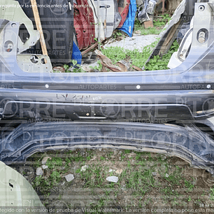 Fascia de Nissan Kicks trasero, 2021-2023