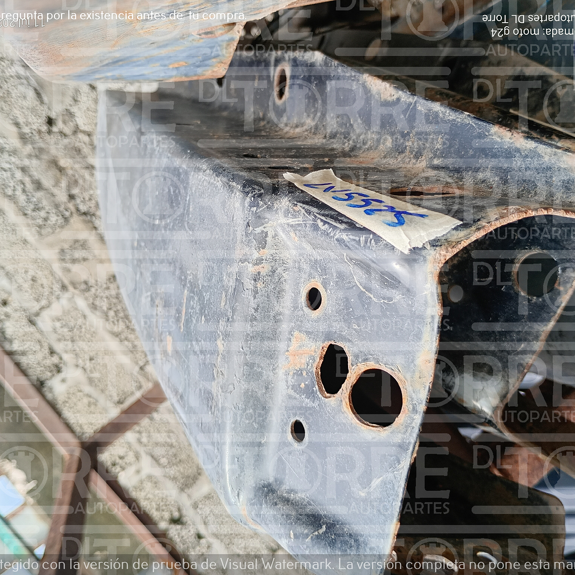 Defensa de Chevrolet Silverado central, delantera, 2007-2013 6