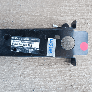 Soporte de radiador de Nissan March izquierdo, inferior, 2012-2018